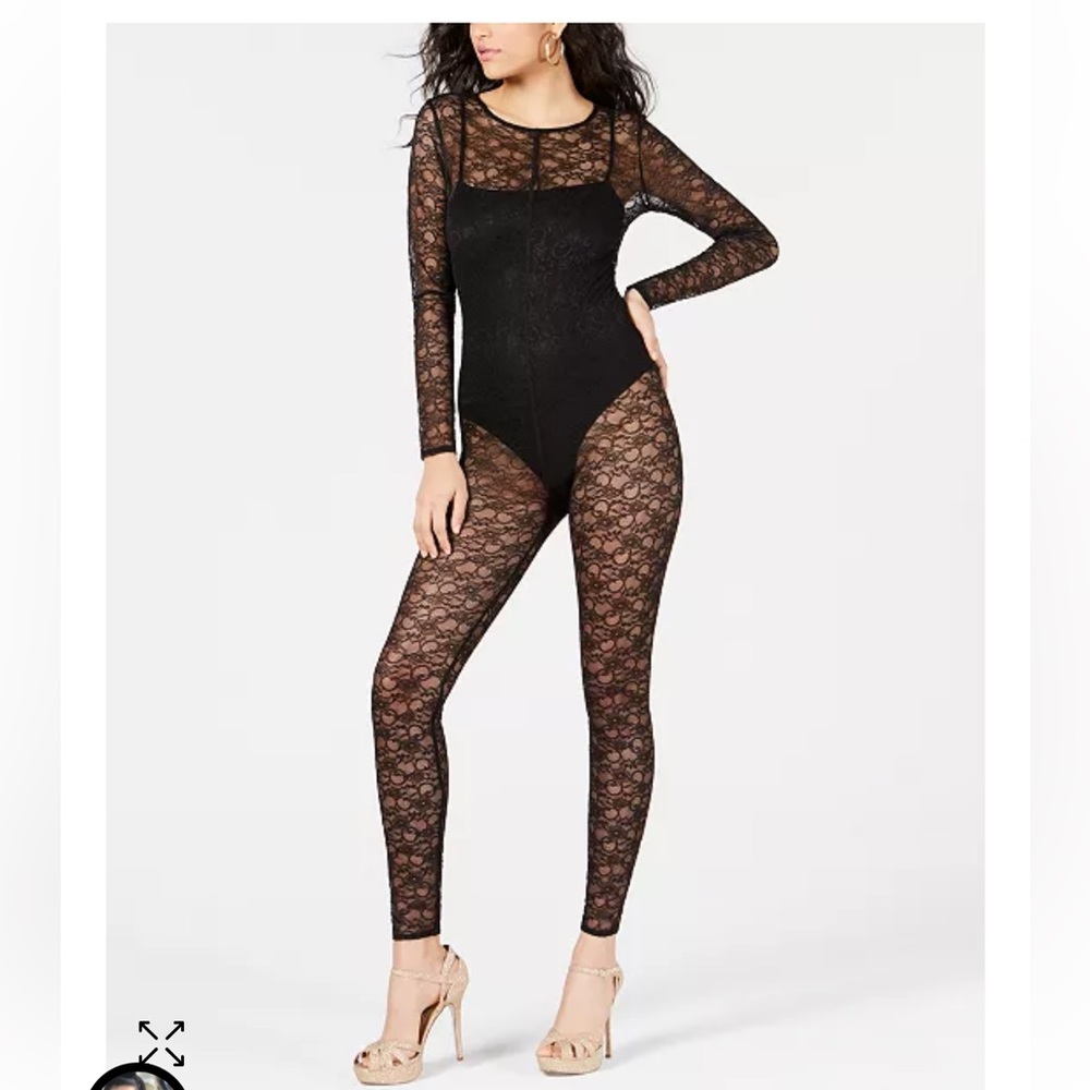 Guess Valerie sheer lace Catsuit